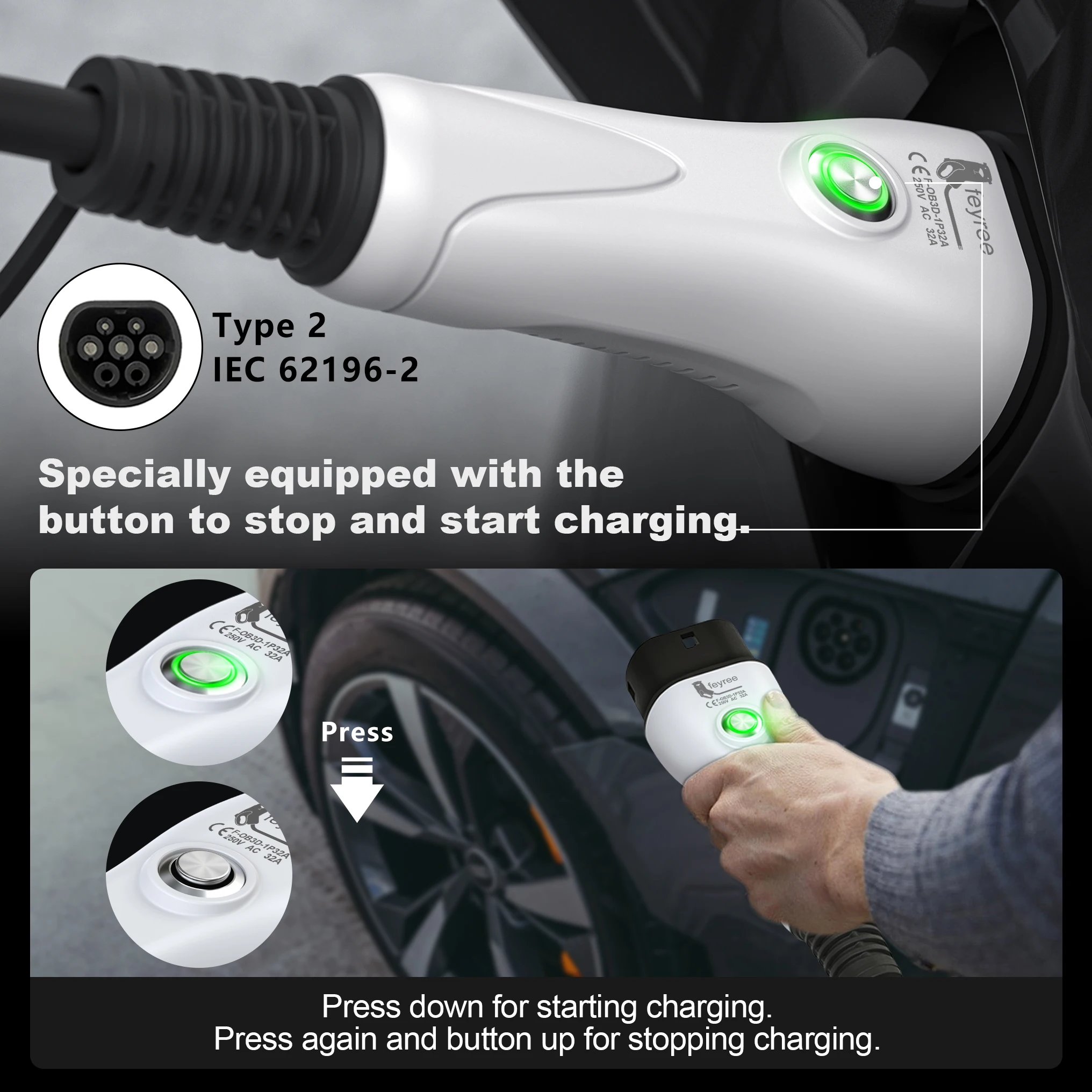 Smart Home Outdoor - 페이리 EV 충전기 타입2 / 타입1