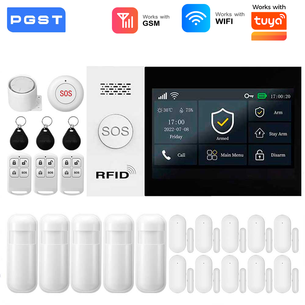 Smart Home Automation System - 2.4G WIFI 스마트 GSM 알람 시스템,