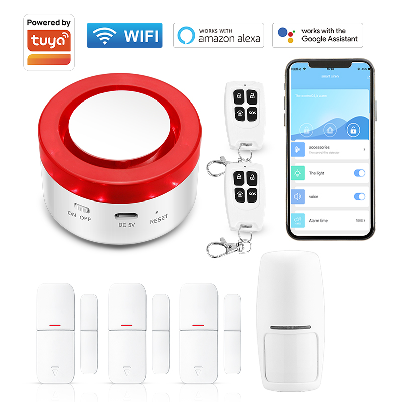 Smart Home Demo Kit - Tuya 스마트 WIFI 무선 보안 경보