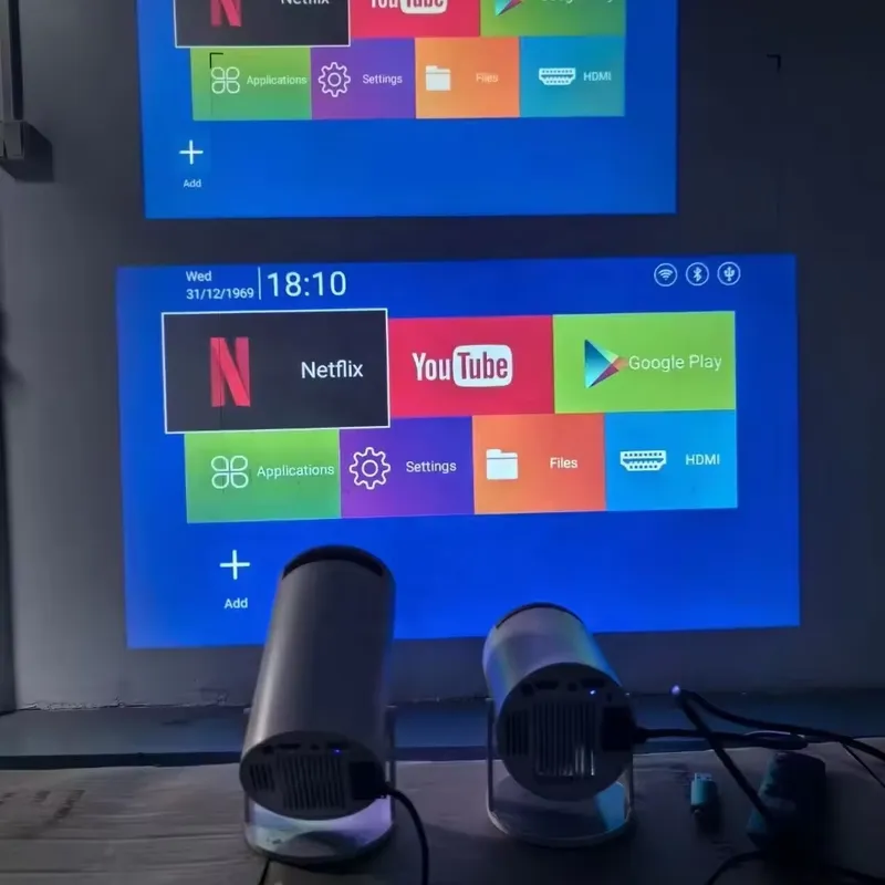 Smart Home Theater - 최신 HY300 프로 스마트 프로젝터 자동