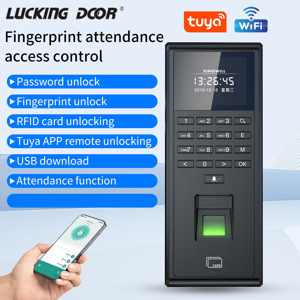 Smart Home Door Lock - 투야 스마트 생체 지문 인식 출석