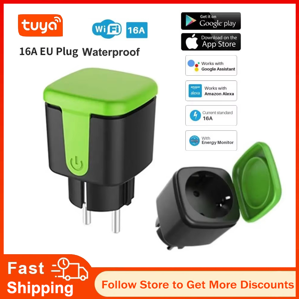 Smart Home Outdoor - 투야 EU 16A WiFi 스마트 방수