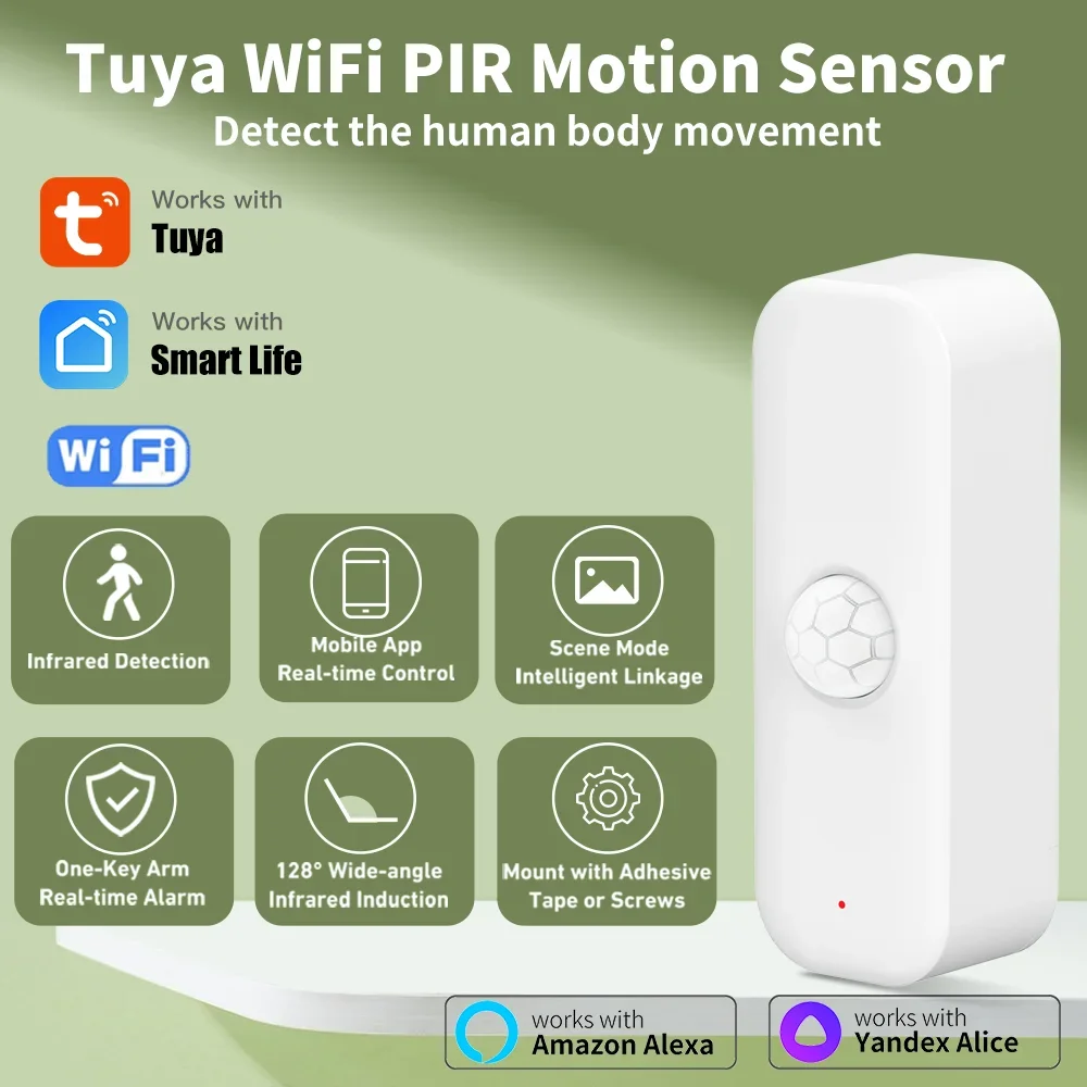 Smart Home Outdoor - 투야 와이파이 지그비 PIR 모션 센서