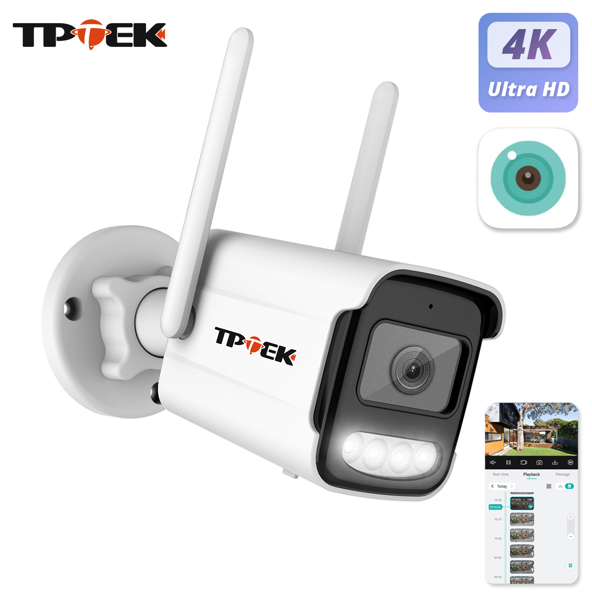 Smart Home Imou - 8MP 4K IP 카메라 Wifi 무선