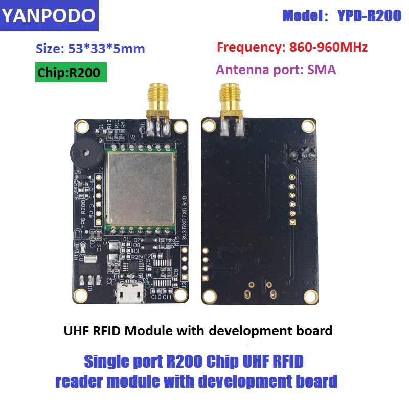 Smart Home Raspberry Pi - R200 칩 UHF RFID 리더 모듈