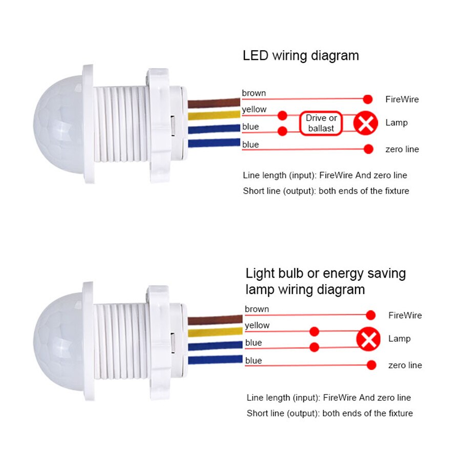 Smart Home Outdoor - PIR 모션 센서 감지기 스마트 스위치