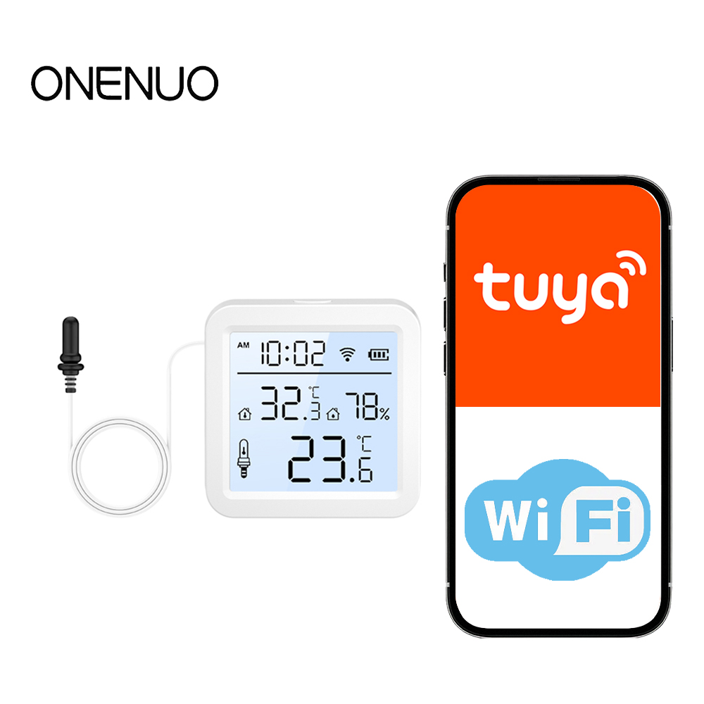 Smart Home Outdoor - 외부 프로브가 있는 WiFi 습도 온도