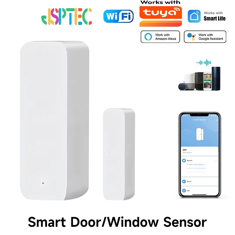 Smart Home Automation System - Tuya WiFi 스마트 도어 센서 도어