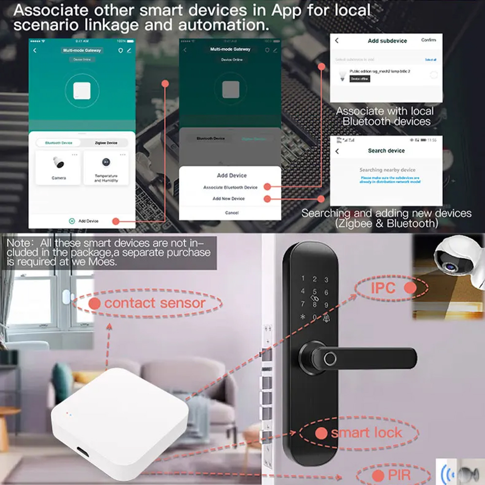 Tuya Zigbee 블루투스 멀티 모드 게이트웨이 허 - Smart Home Registration 리뷰 및 가격