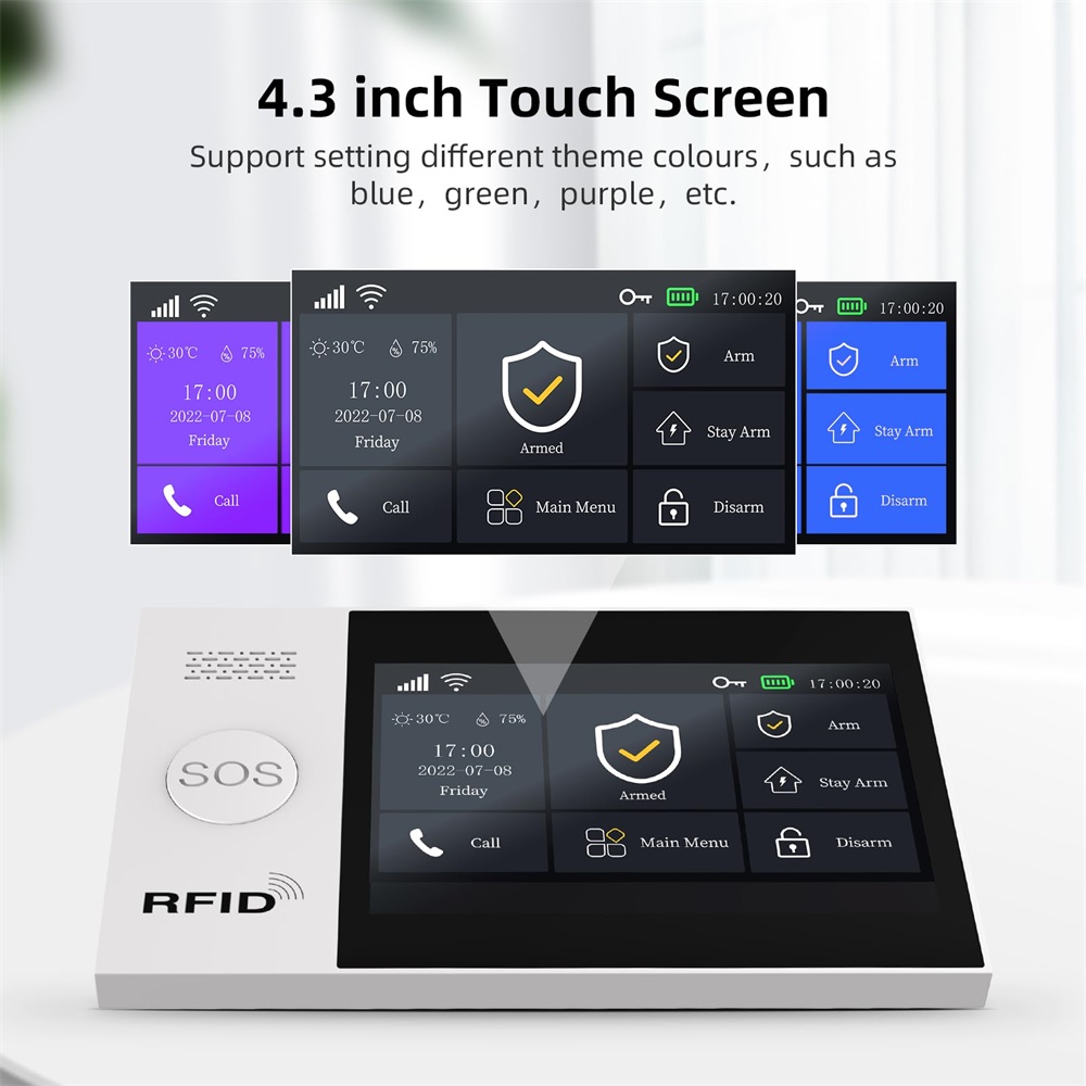 2.4G WIFI 스마트 GSM 알람 시스템, TUYA - Smart Home Automation System 리뷰 및 가격