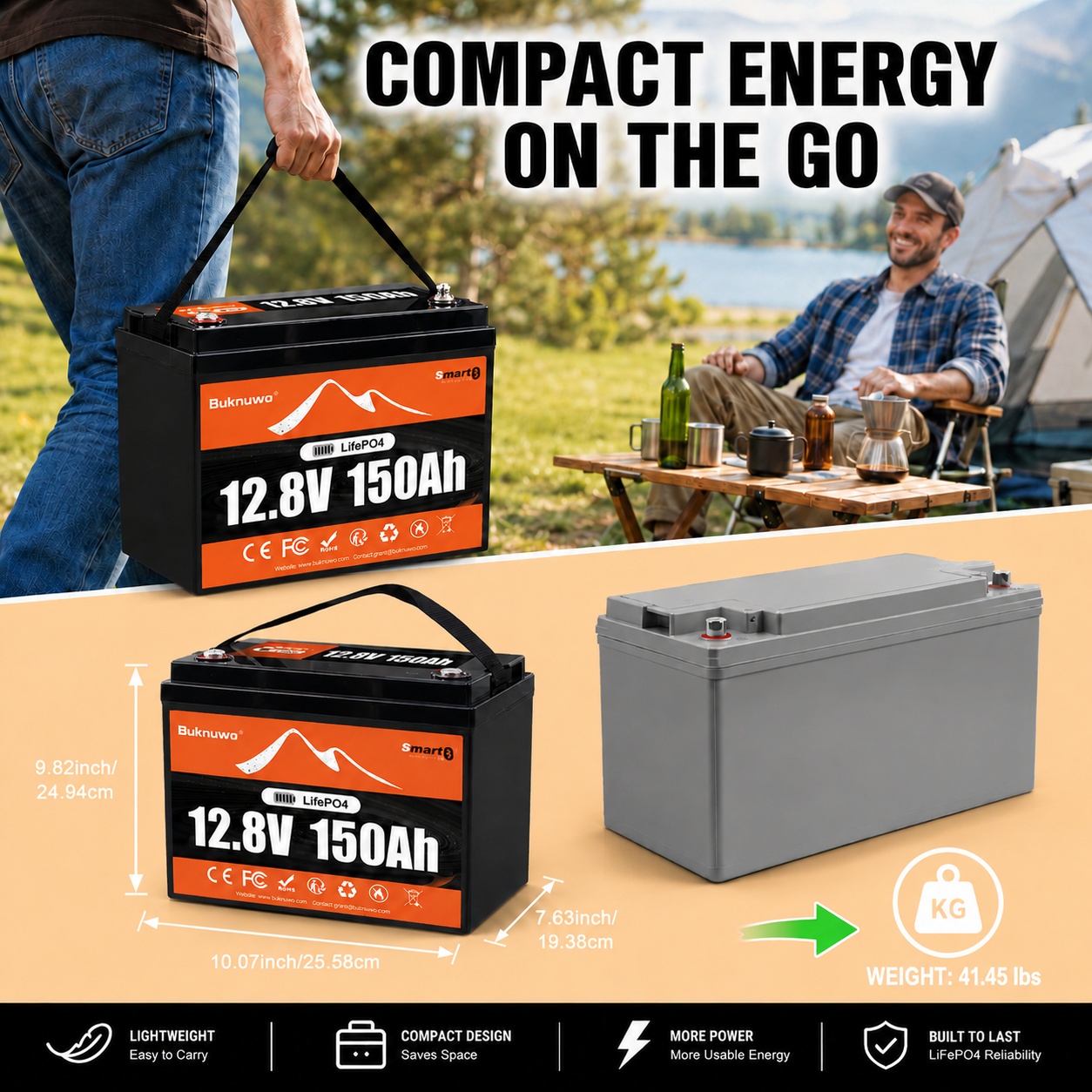 부크누워 스마트 12V/12.8V 150Ah 블루투스  - Smart Home Outdoor 리뷰 및 가격