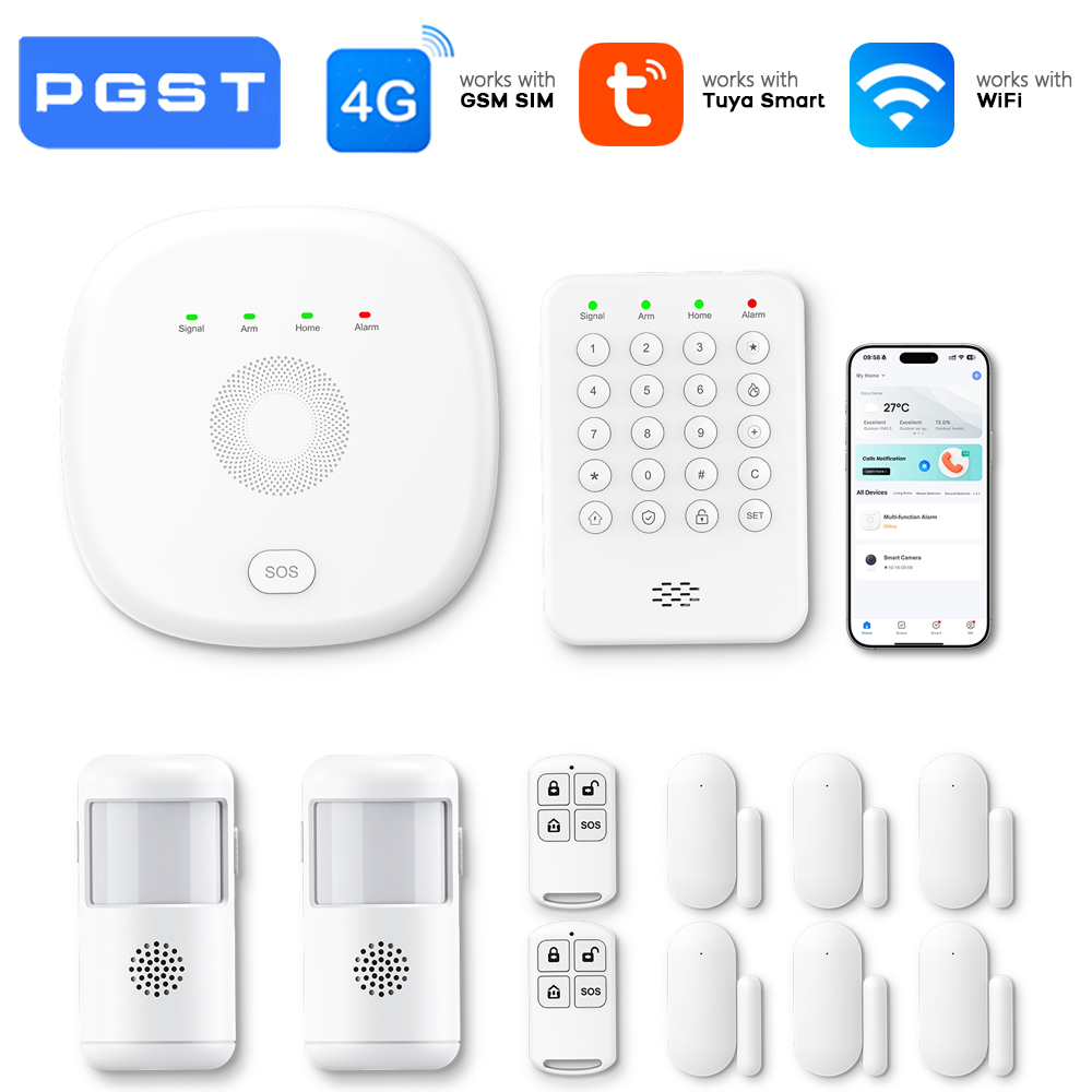 PGST 무선 WiFi 경보 시스템 스마트 홈 보안 키 - Smart Home Demo Kit 리뷰 및 가격