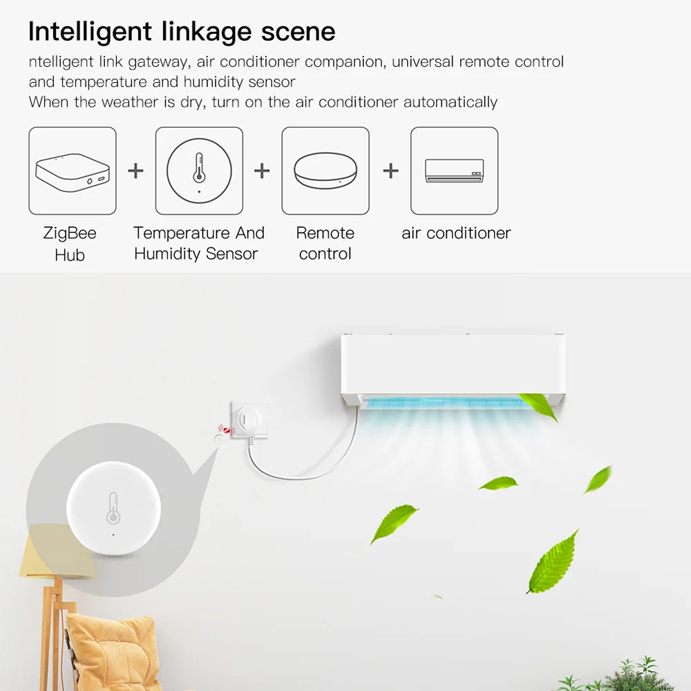 Tuya 스마트 Zigbee 온도 및 습도 센서 App - Smart Home Automation System 리뷰 및 가격