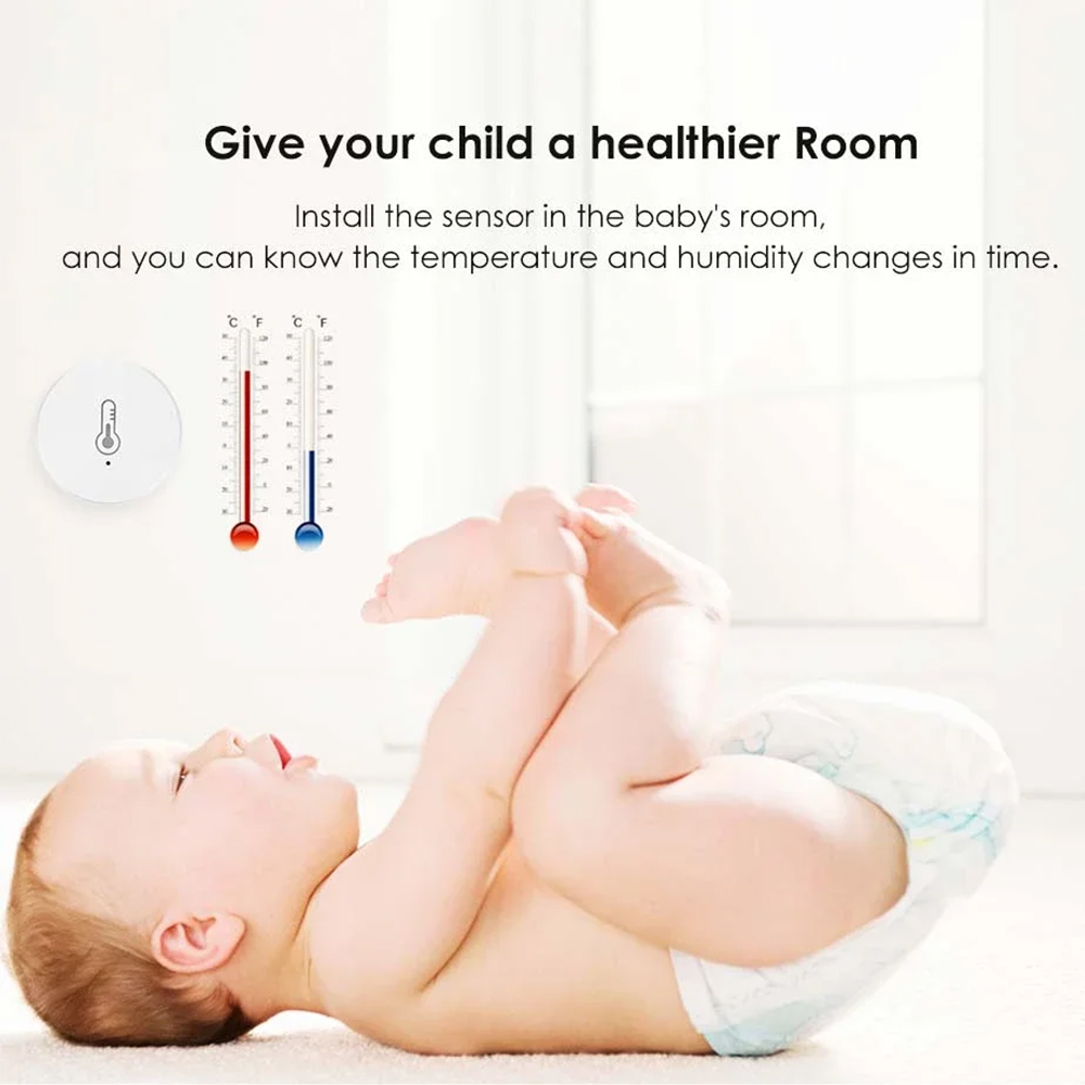 Tuya 스마트 Zigbee 온도 및 습도 센서 App - Smart Home Automation System 리뷰 및 가격