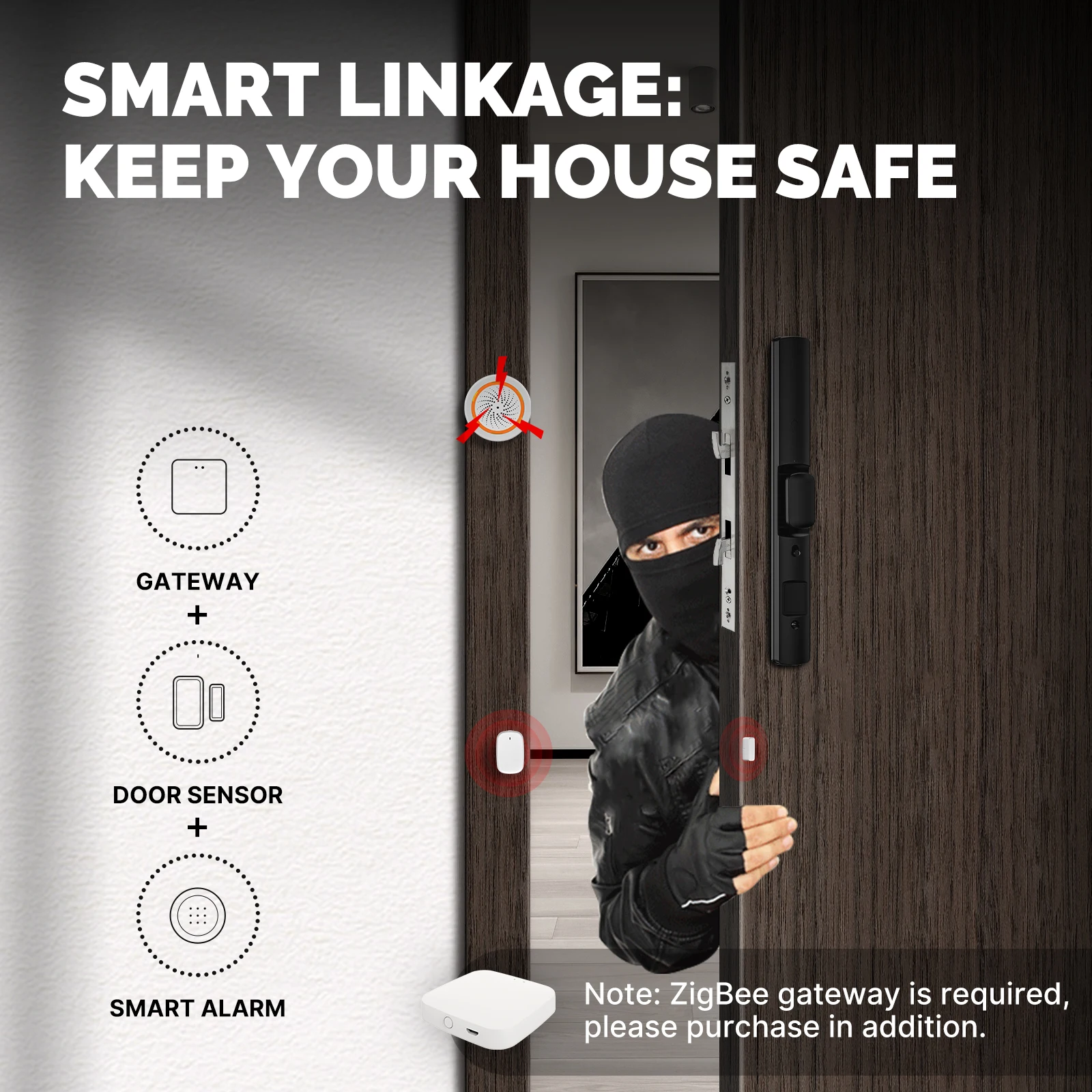 MOES Tuya 스마트 ZigBee 창/도어 센서 감 - Smart Home Automation System 리뷰 및 가격