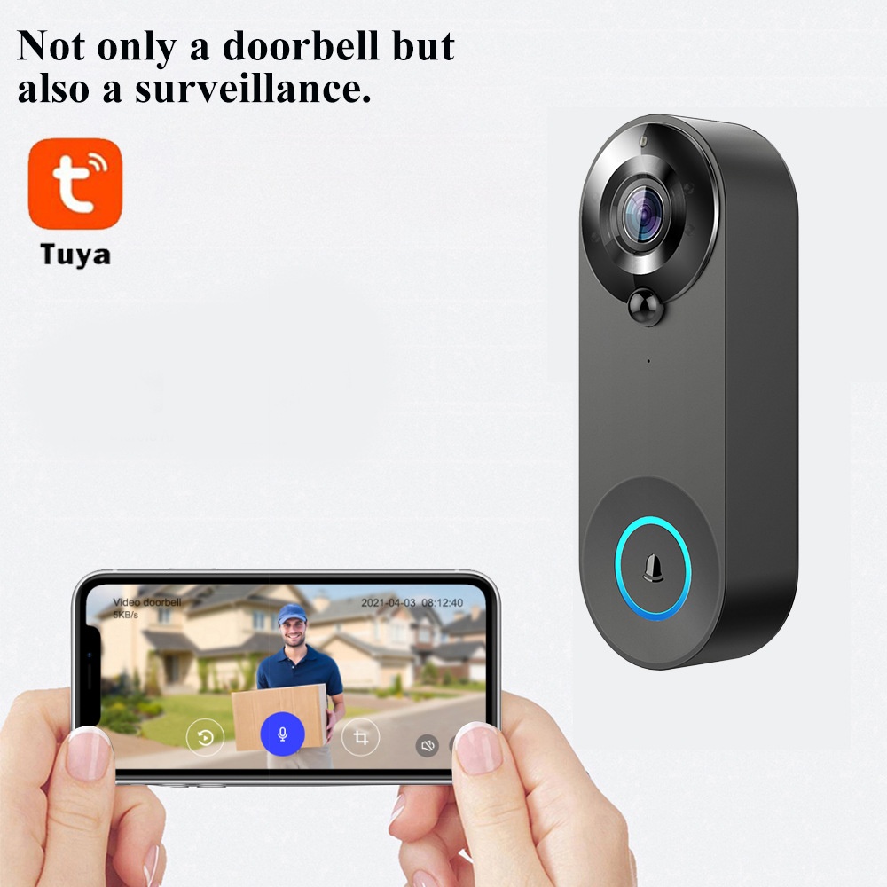 Tuya 1080P 무선 WIFI 초인종 비디오 인터콤 - Smart Home Battery Camera 리뷰 및 가격
