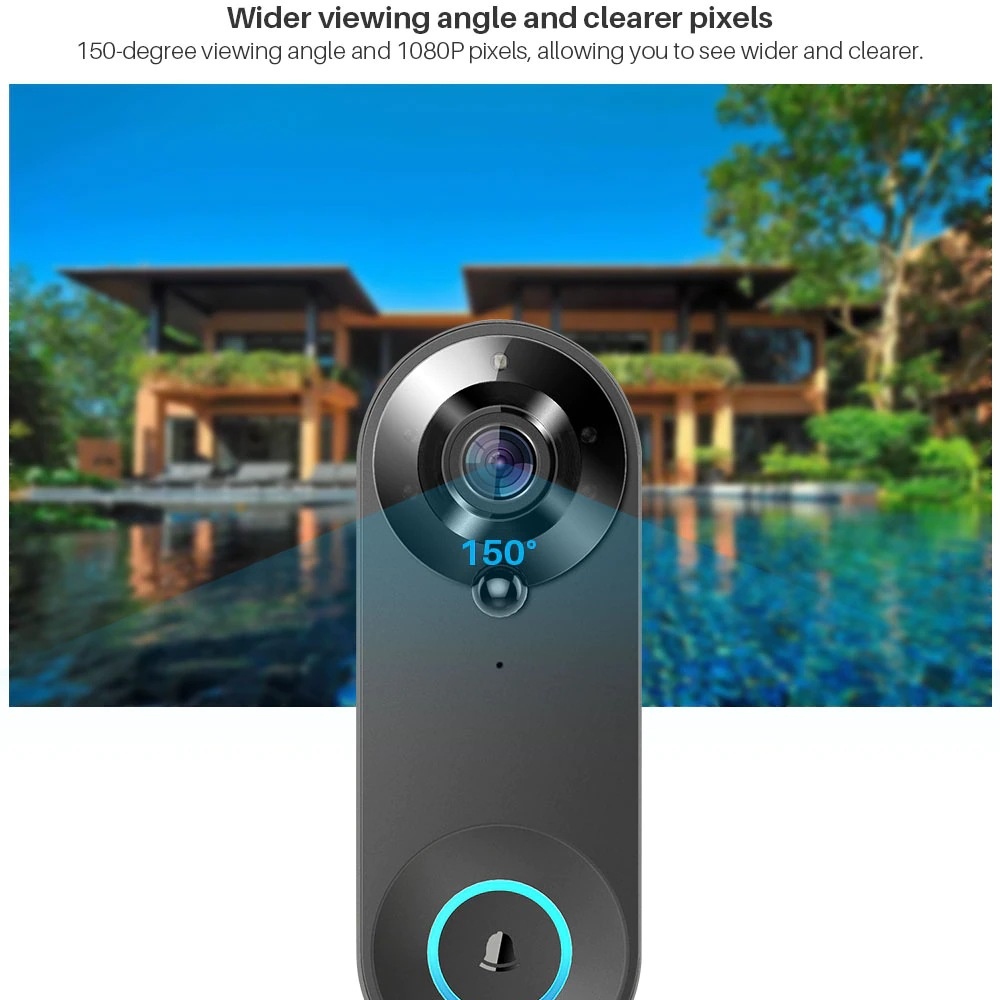 Tuya 1080P 무선 WIFI 초인종 비디오 인터콤 - Smart Home Battery Camera 리뷰 및 가격
