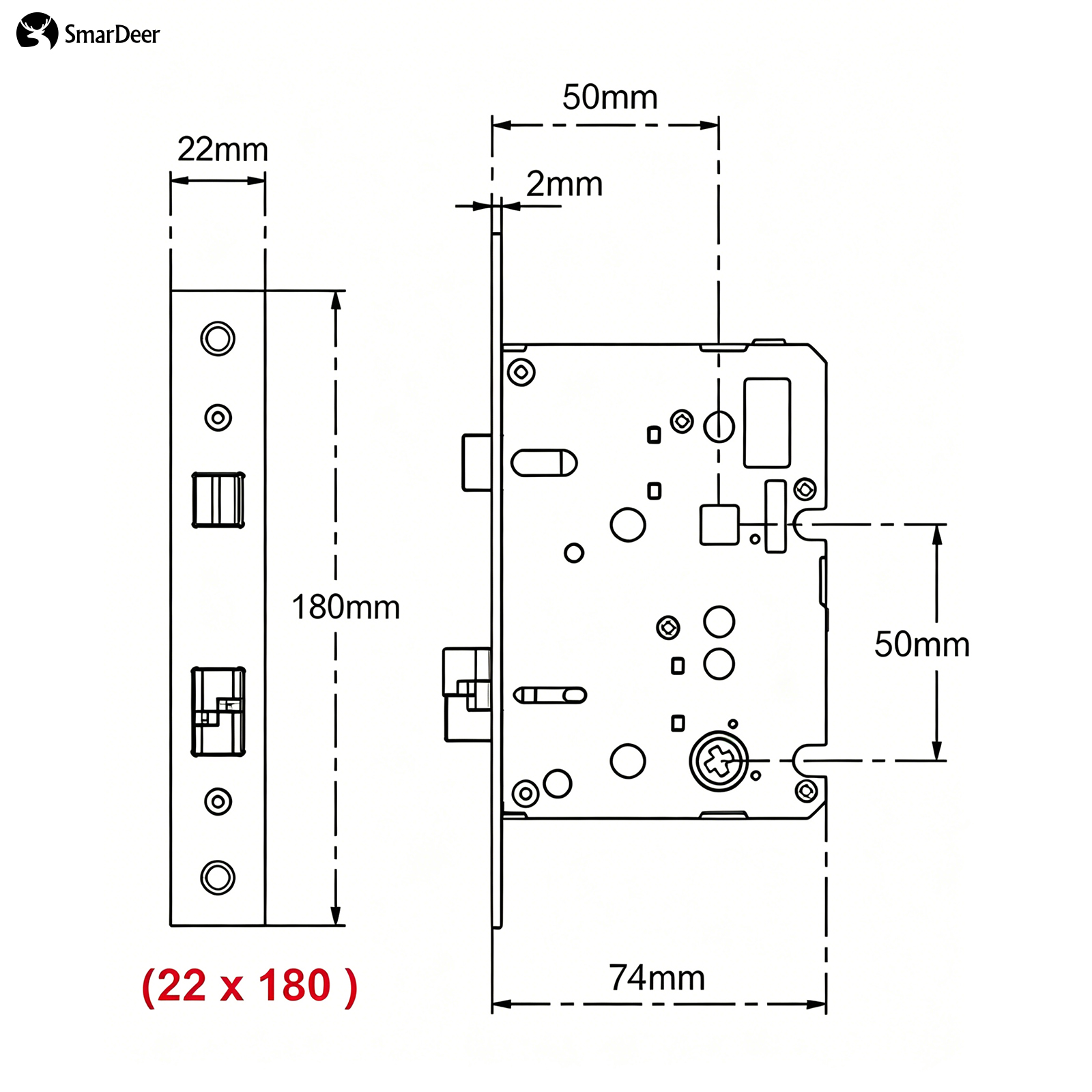 스마트 잠금장치 지문 잠금용 적응형 전자 잠금 본체 - Smart Home Door Lock 리뷰 및 가격