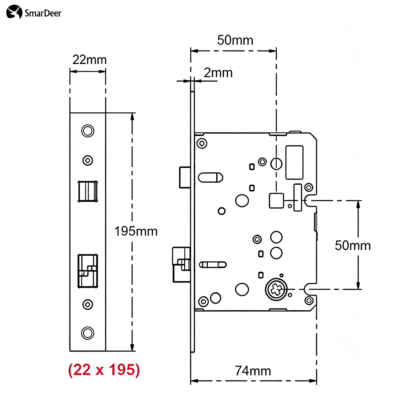 스마트 잠금장치 지문 잠금용 적응형 전자 잠금 본체 - Smart Home Door Lock 리뷰 및 가격