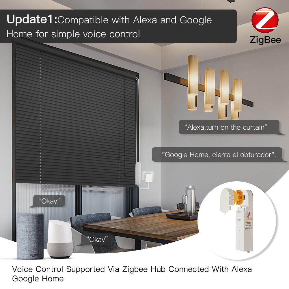 MOES ZigBee 스마트 DIY 전동 롤러 블라인드 - Smart Home Registration 리뷰 및 가격