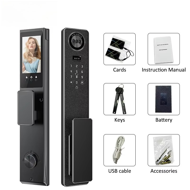 Tuya WiFi 스마트 도어 잠금 장치, 가정용 생체 - Smart Home Door Lock 리뷰 및 가격