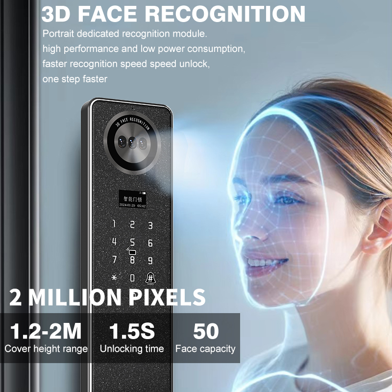 Tuya WiFi 스마트 도어 잠금 장치, 가정용 생체 - Smart Home Door Lock 리뷰 및 가격