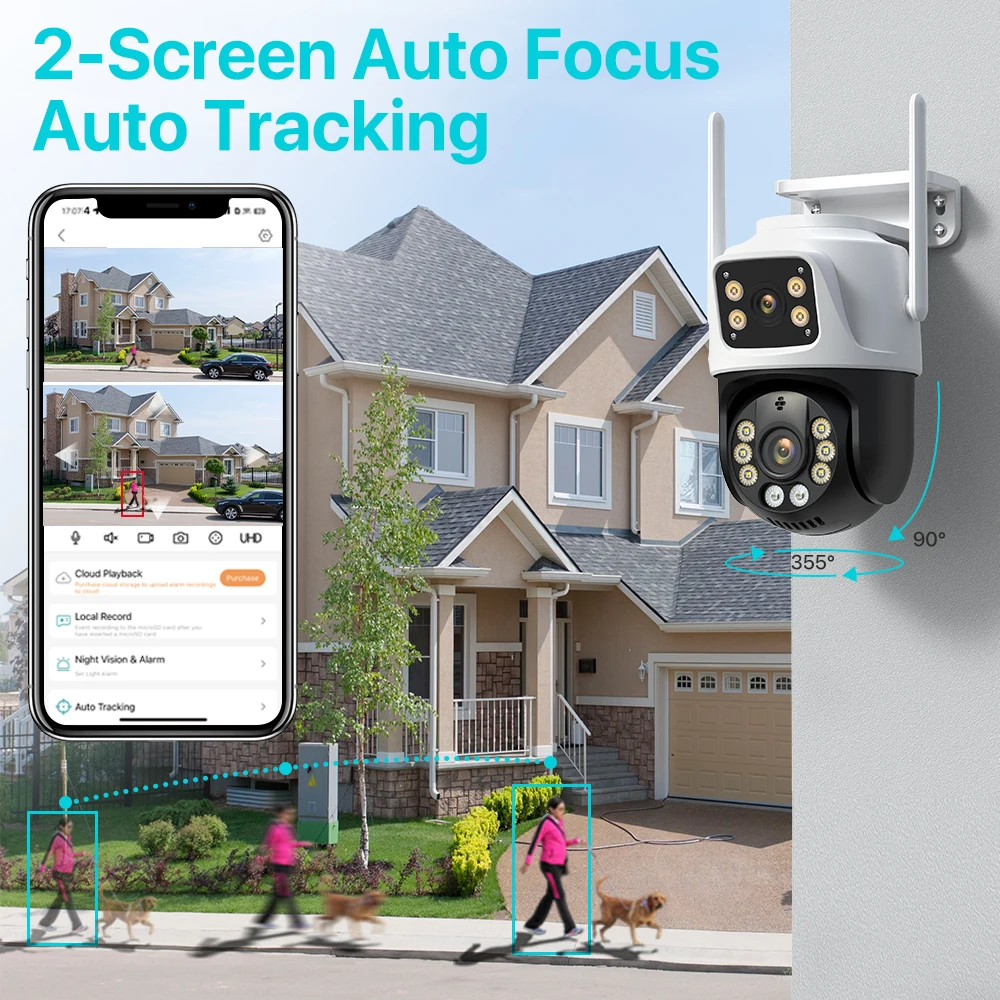 듀얼 렌즈 360° Wifi 카메라 IP66 보안 보호 - Smart Home Imou 리뷰 및 가격