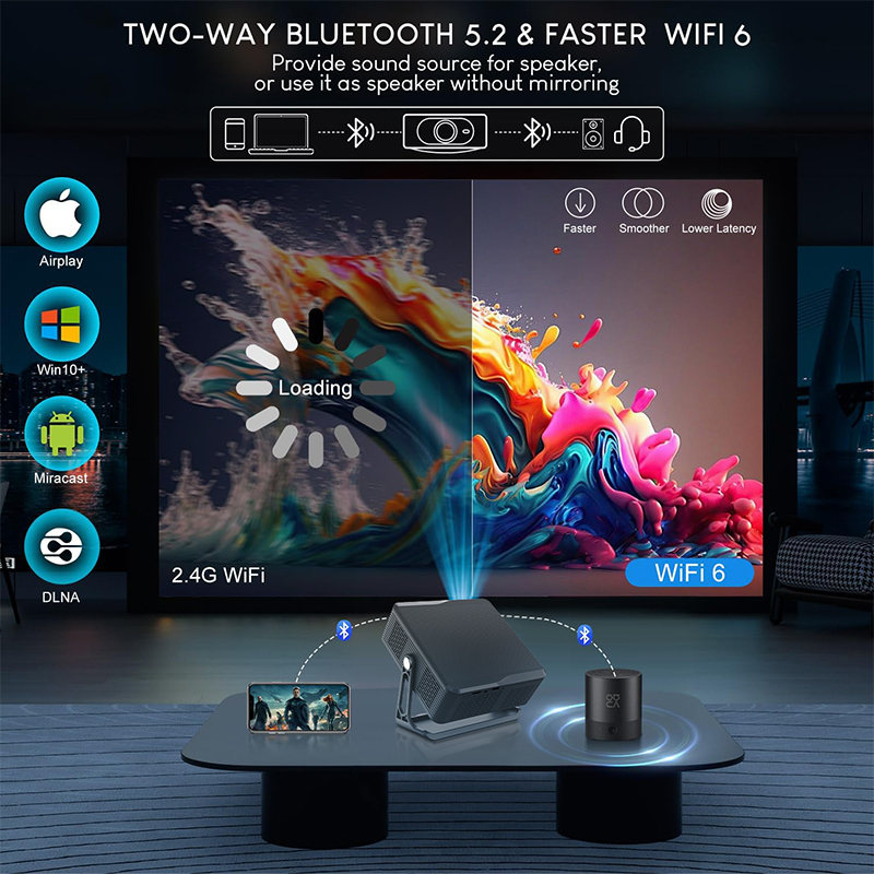 트립스키 스마트 프로젝터 무선 LCD 휴대용 풀HD 안 - Smart Home Theater 리뷰 및 가격