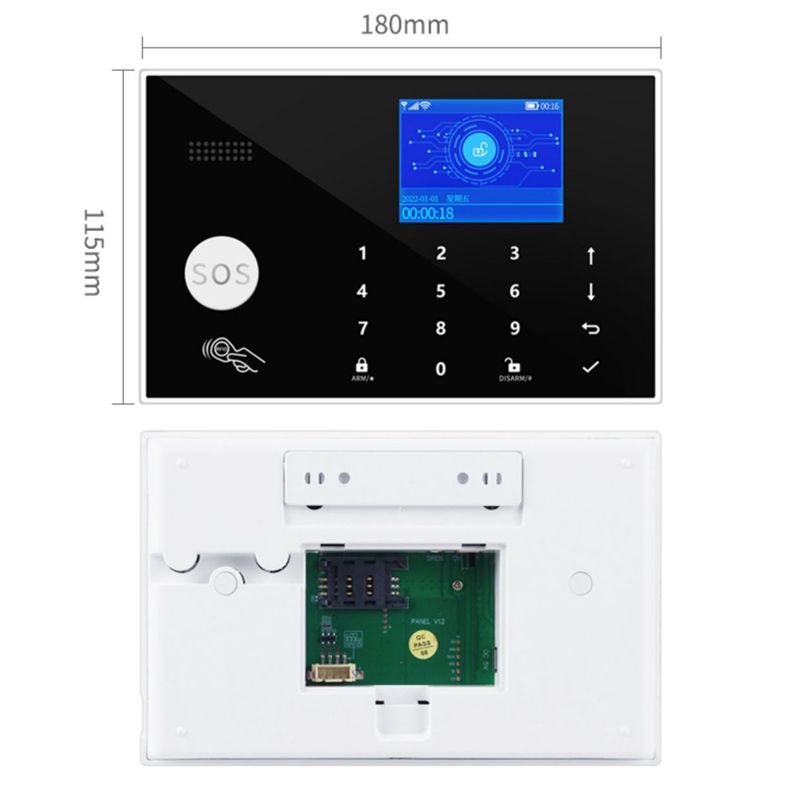 무선 야외 태양광 사이렌 와이파이 GSM 알람 시스템  - Smart Home Demo Kit 리뷰 및 가격