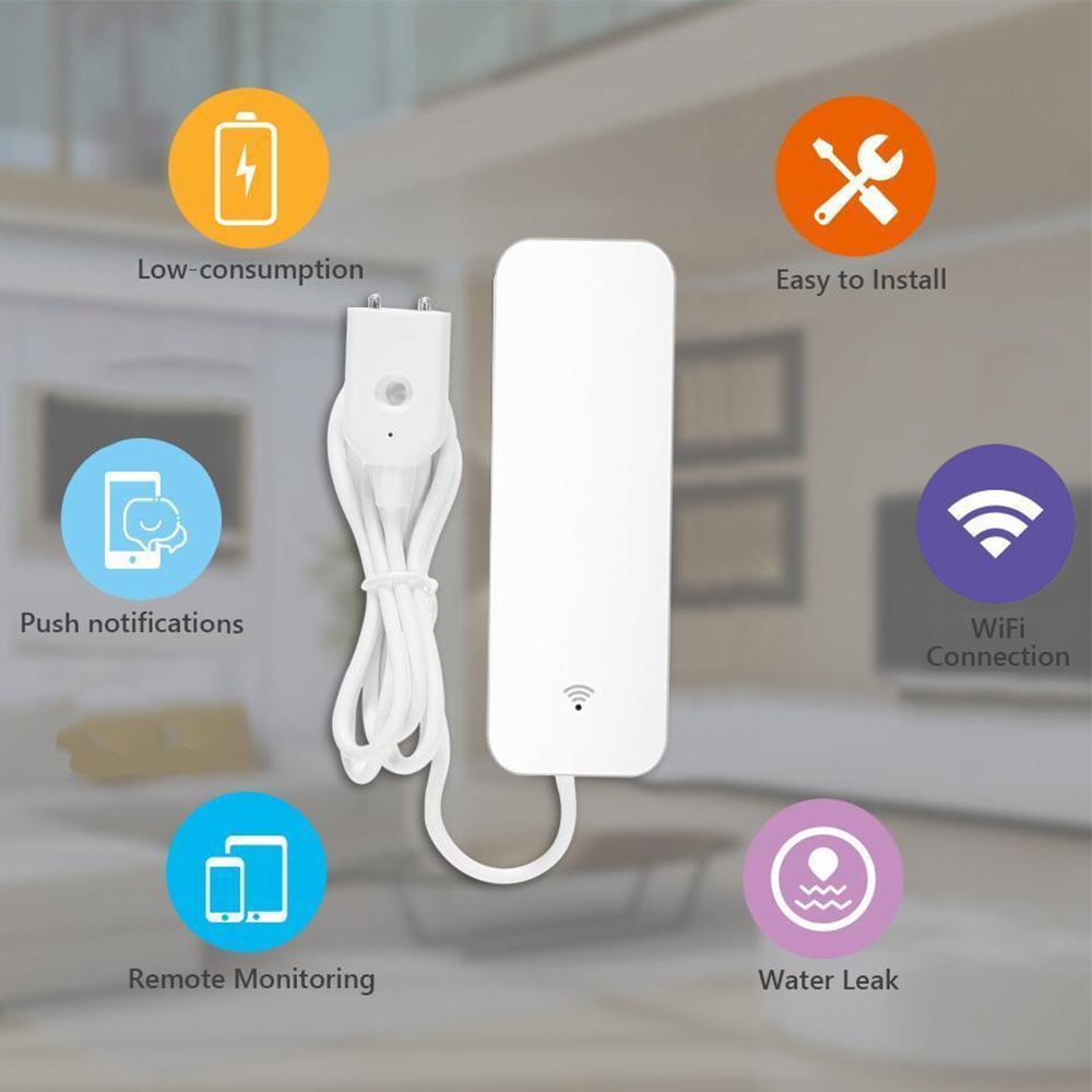 Tuya WiFi 누수 센서, 누수 감지기, Smart - Smart Home Green 리뷰 및 가격