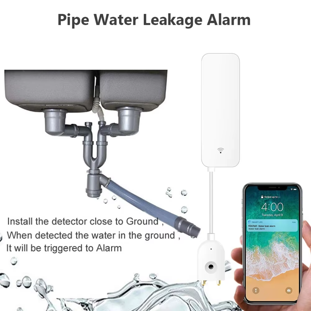 ZigBee WiFi 누수 센서 홍수 누출 경보 감지기 - Smart Home Green 리뷰 및 가격