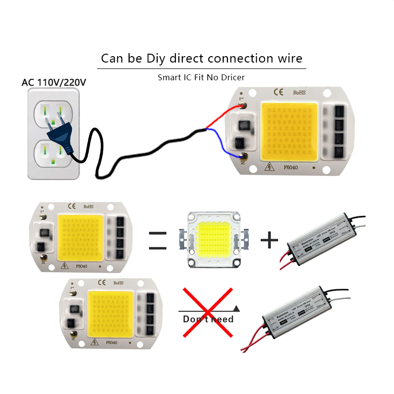 3000K 6000K LED COB 칩 라이트 비드,  - Smart Home Outdoor 리뷰 및 가격
