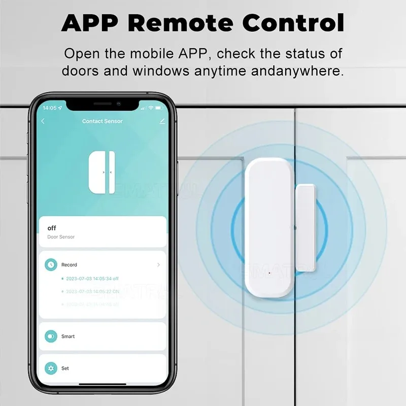 Tuya WiFi 스마트 도어 윈도우 센서 개폐 감지기 - Smart Home Automation System 리뷰 및 가격