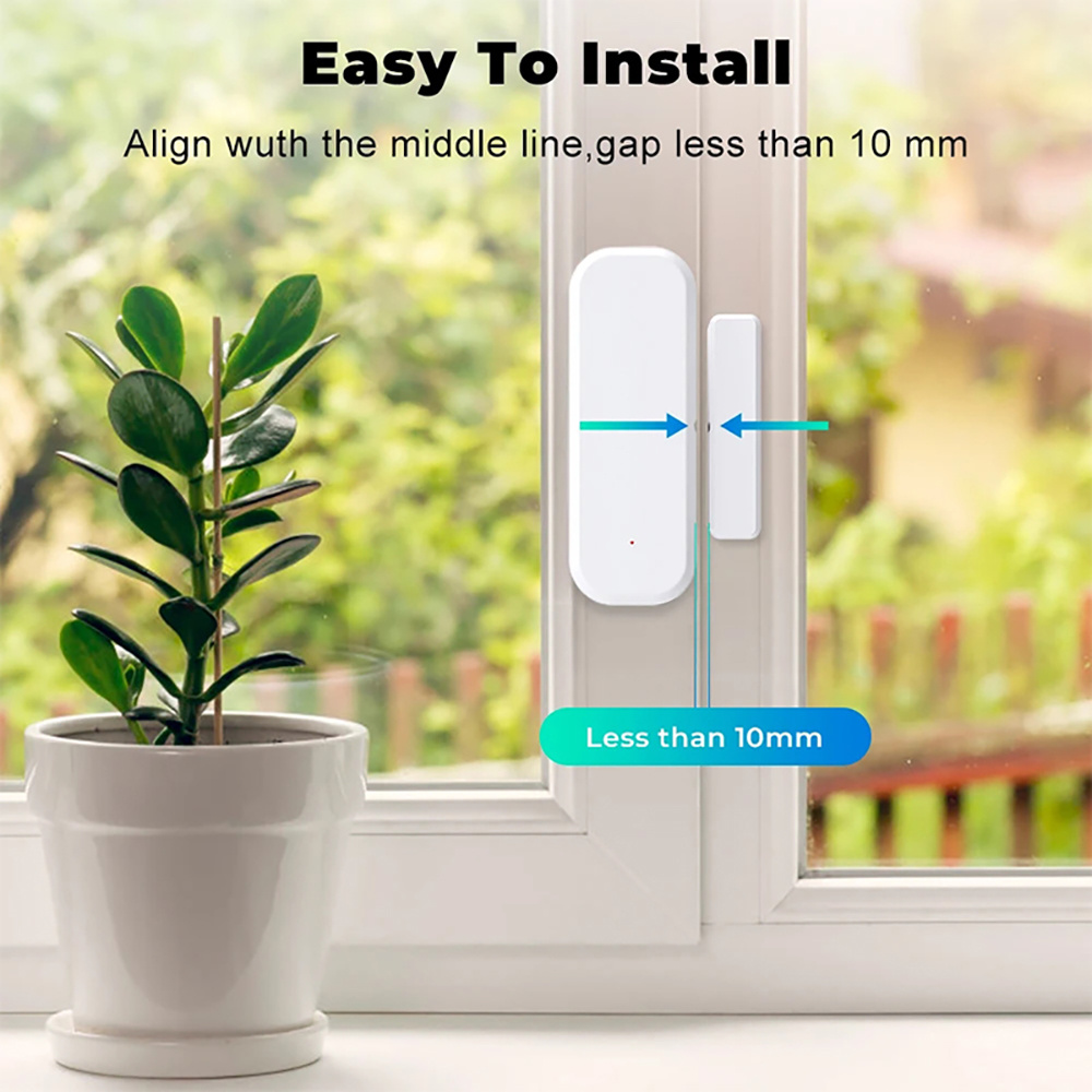 Tuya WiFi 스마트 도어 윈도우 센서 개폐 감지기 - Smart Home Automation System 리뷰 및 가격