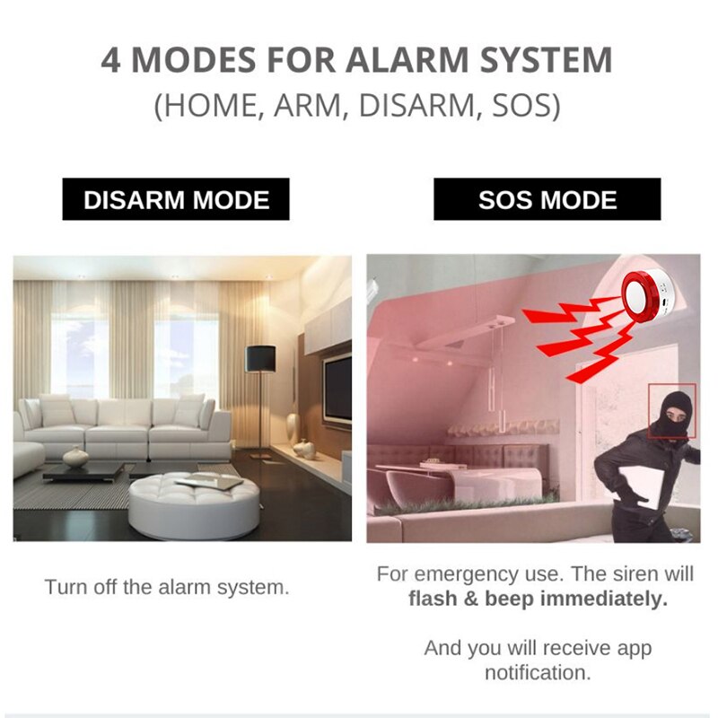 Tuya 스마트 WIFI 무선 보안 경보 시스템 알람  - Smart Home Demo Kit 리뷰 및 가격