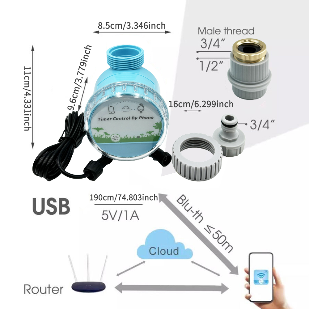 WiFi 무선 정원 워터 타이머 스마트 폰 원격 컨트롤 - Smart Home Demo Kit 리뷰 및 가격