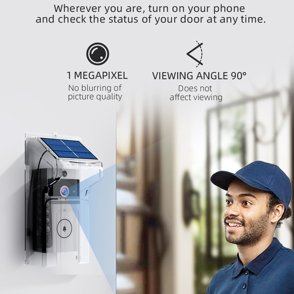 Wifivisual 초인종 벨 카메라 무선 태양열 충전 - Smart Home Battery Camera 리뷰 및 가격