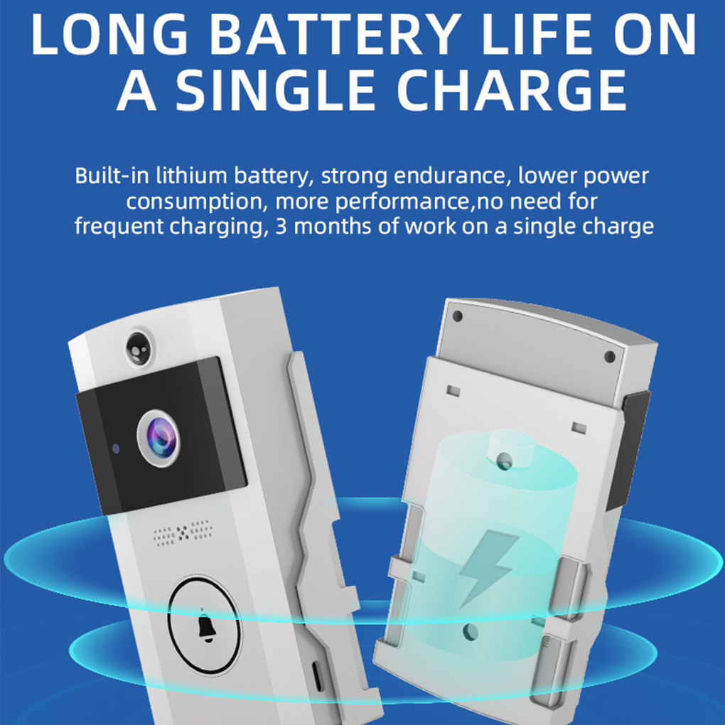 Wifivisual 초인종 벨 카메라 무선 태양열 충전 - Smart Home Battery Camera 리뷰 및 가격