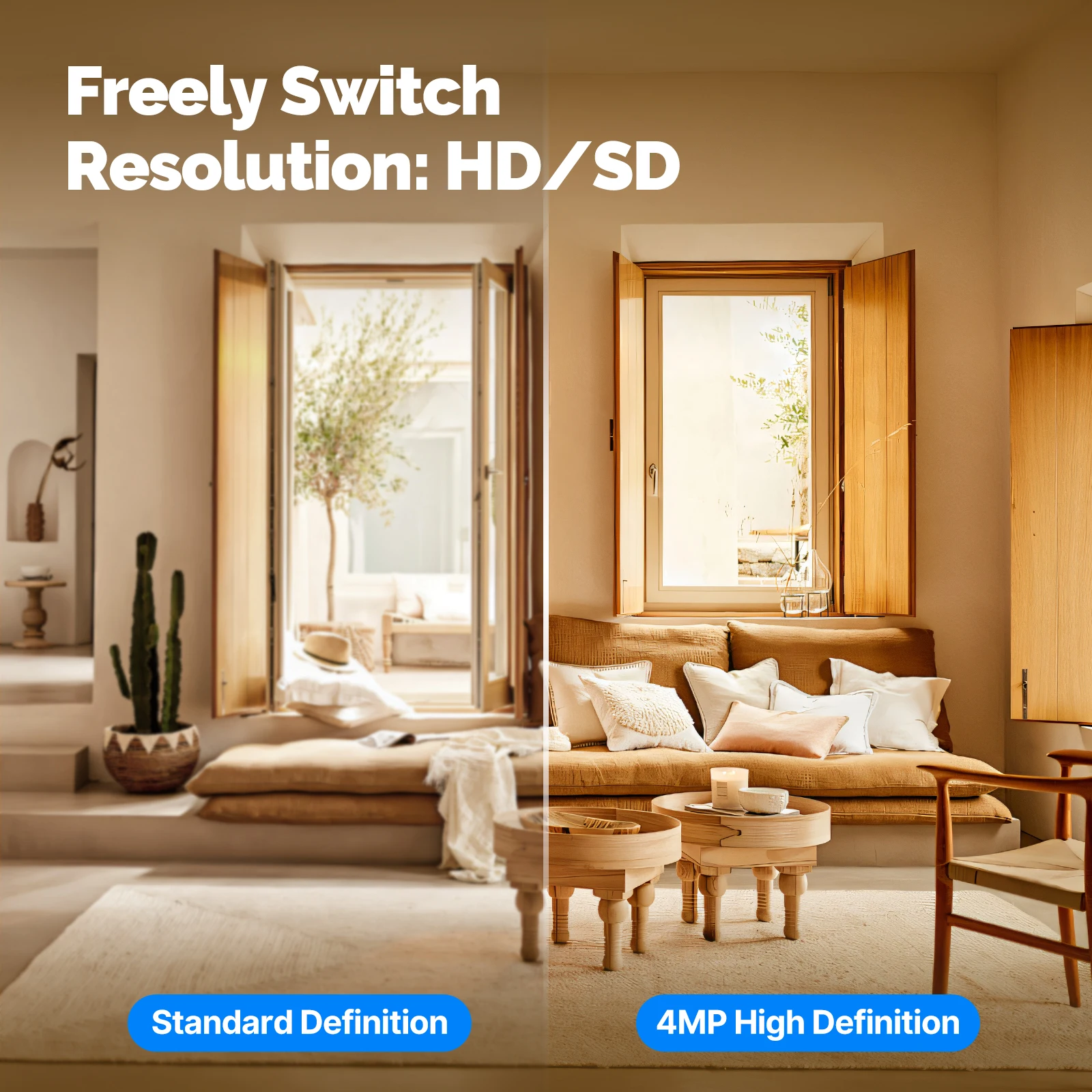 MOESTuya WiFi 실내 팬/틸트 스마트 보안 카 - Smart Home Imou 리뷰 및 가격