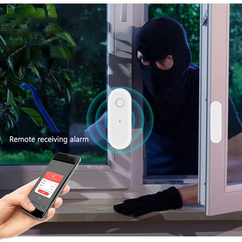 원격 수신 알람 Wi-Fi 지능형 도어 자기 감지기 그 - Door Window Sensor 리뷰 및 가격