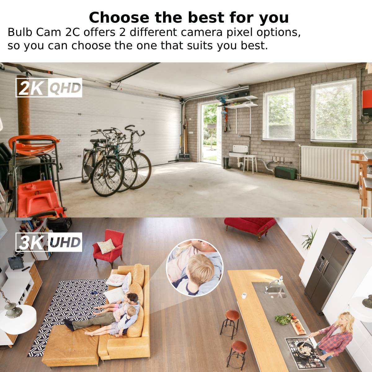 IMOU Bulb Cam 2C 3MP/5MP 2K/3K - Smart Home Imou 리뷰 및 가격