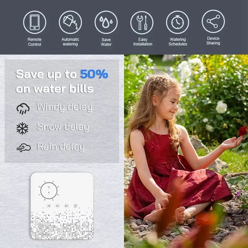 Tuya WiFi 스마트 스프링클러 컨트롤러 8 구역  - Smart Home Devices 리뷰 및 가격