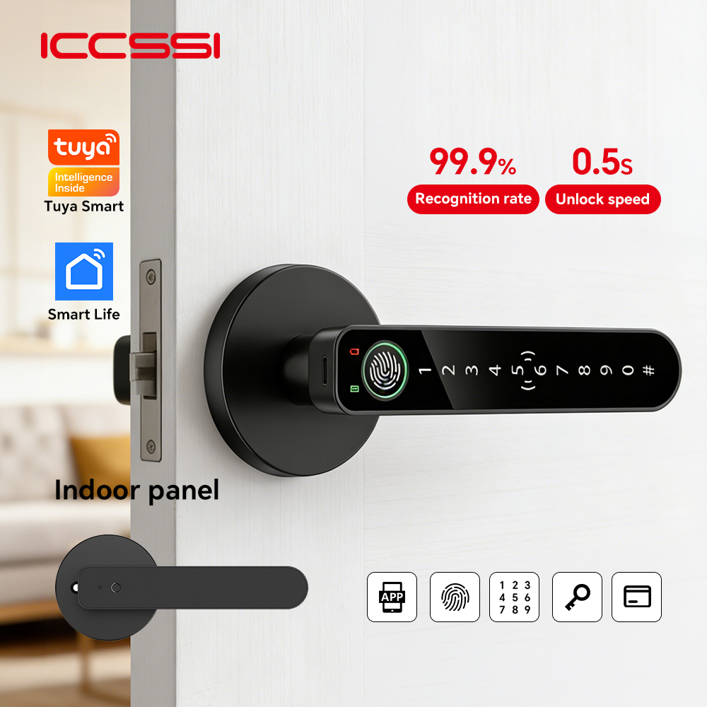 ICCSSI Tuya 블루투스 스마트 도어 잠금 장치  - Smart Home Green 리뷰 및 가격