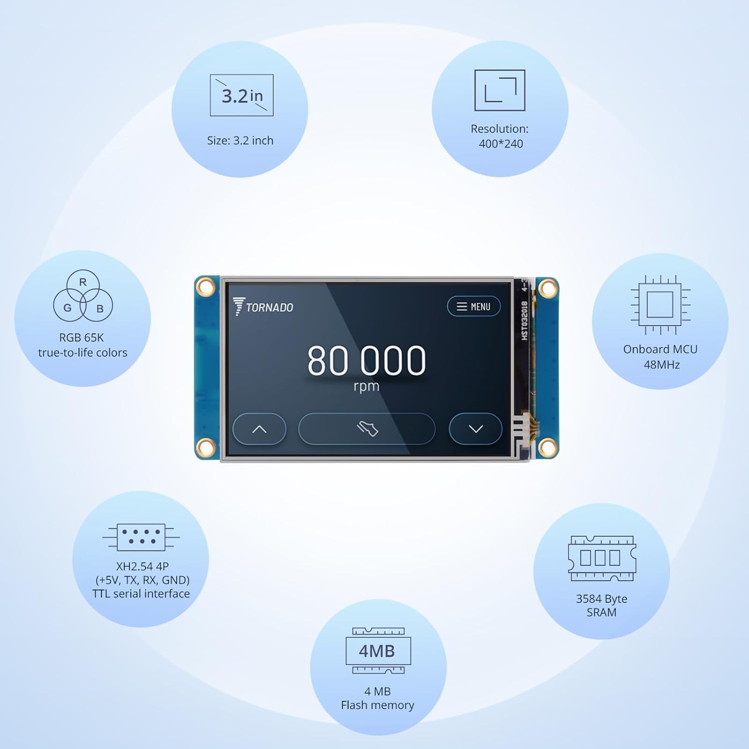 NX4024T032 UART HMI 스마트 LCD 디스 - Smart Home Raspberry Pi 리뷰 및 가격
