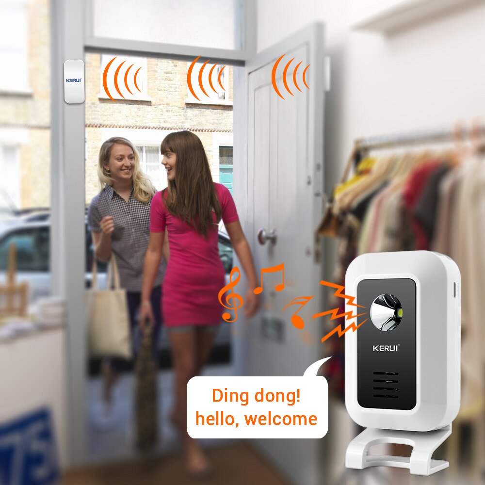 KERUI M7 웰컴 모션 센서 보안 경보, 32 곡  - Door Window Sensor 리뷰 및 가격