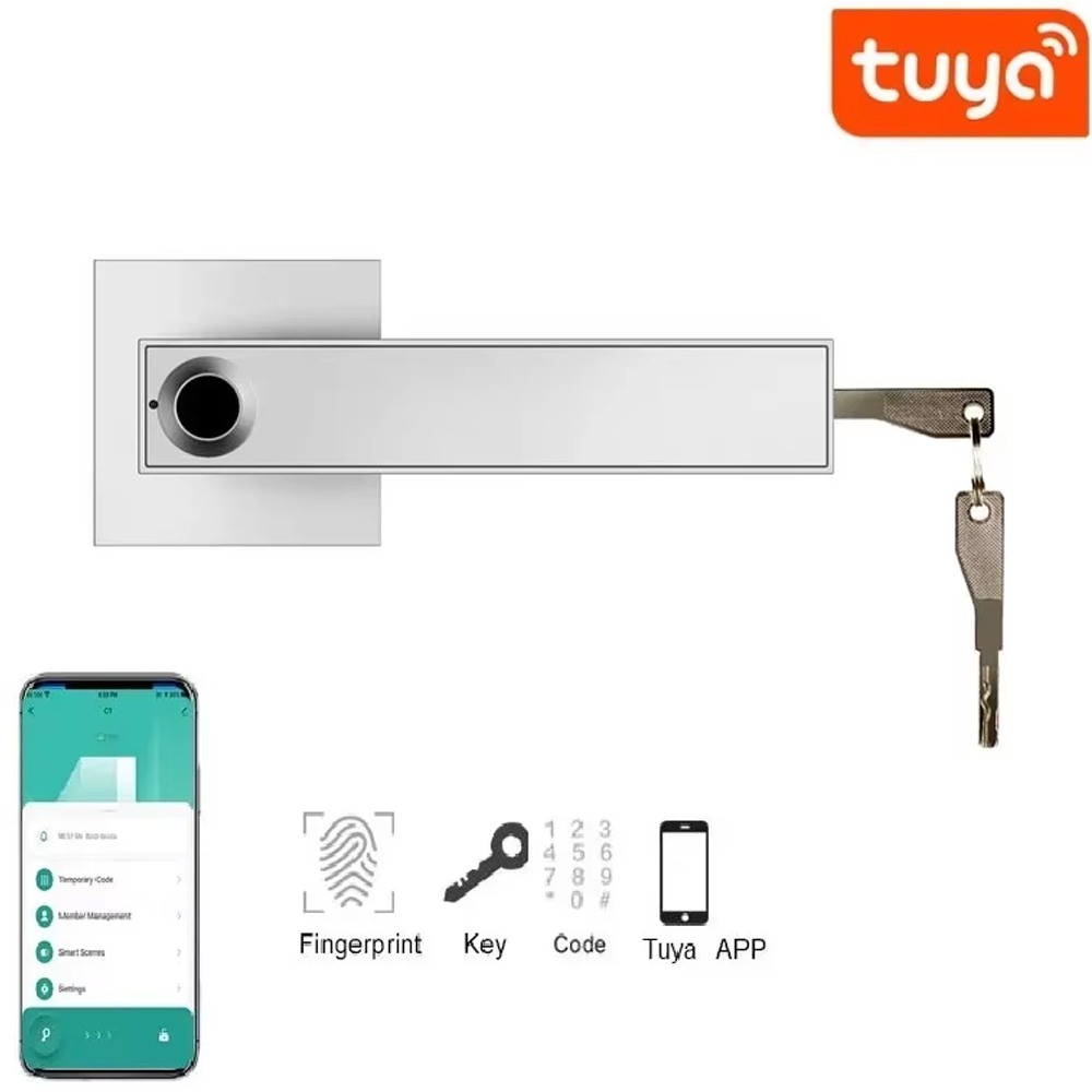 블루투스 호환 Tuya 앱이 포함된 새로운 스마트 도어 - Smart Home Door Lock 리뷰 및 가격