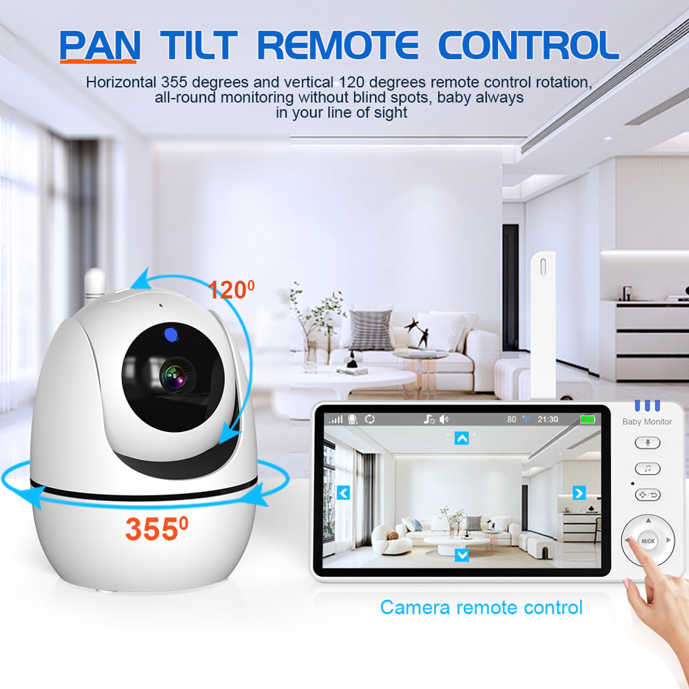 카메라와 오디오가 포함된 비디오 베이비 모니터, 5인치 - Smart Home Battery Camera 리뷰 및 가격