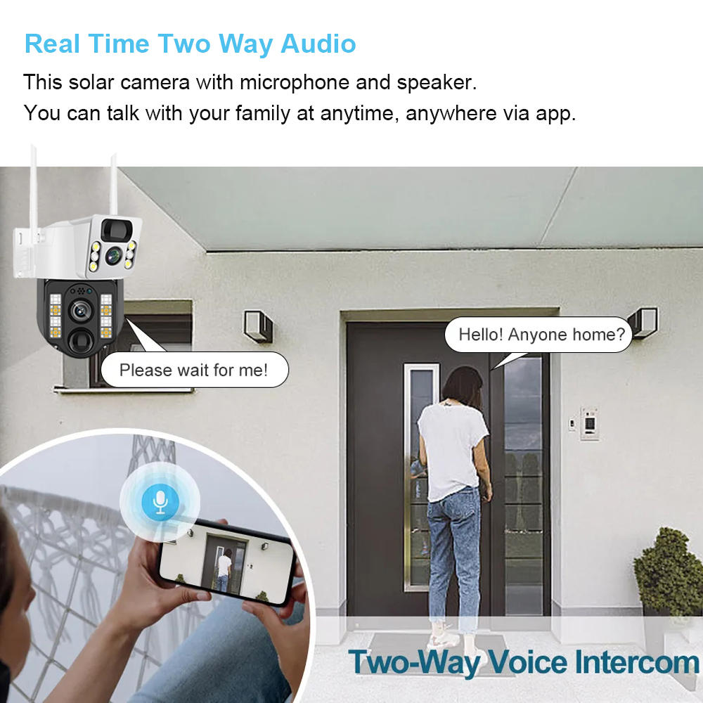 와이파이 4G 태양광 IP CCTV 감시 카메라, 야외 - Smart Home Battery Camera 리뷰 및 가격