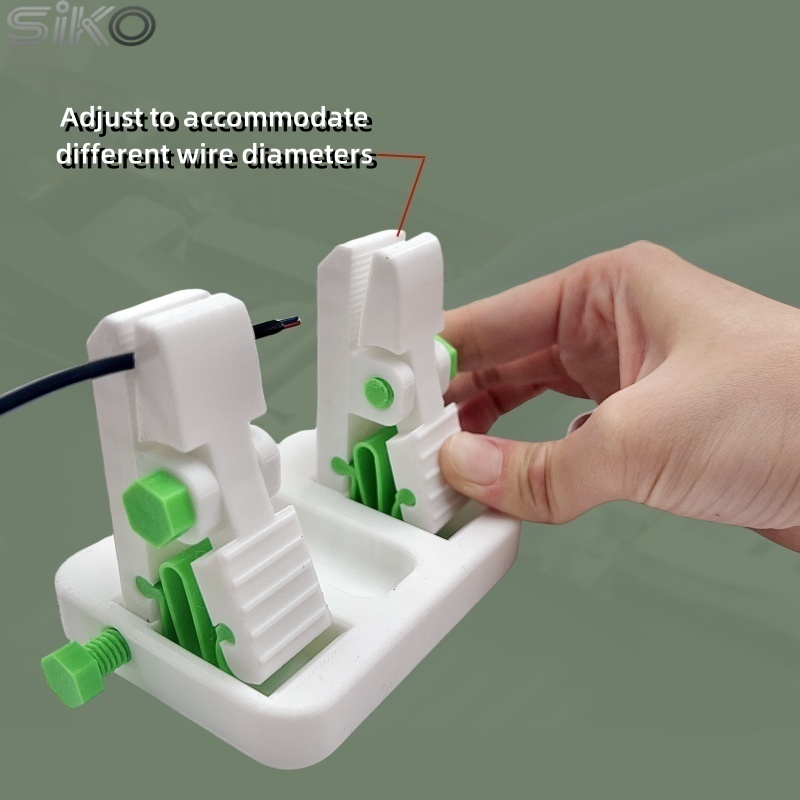 조정 가능한 미끄럼 방지 와이어 고정 장치 플라스틱 녹 - Smart Home Green 리뷰 및 가격