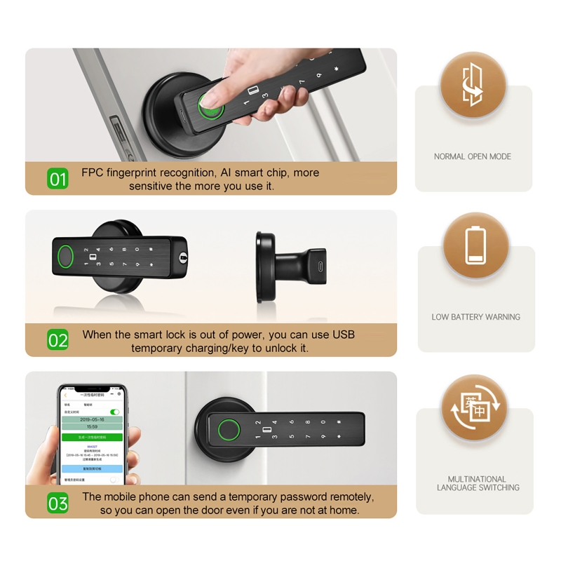 WiFi 원격 제어 Tuya SmartLife APP  - Smart Home Door Lock 리뷰 및 가격